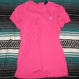 Pink adidas shirt